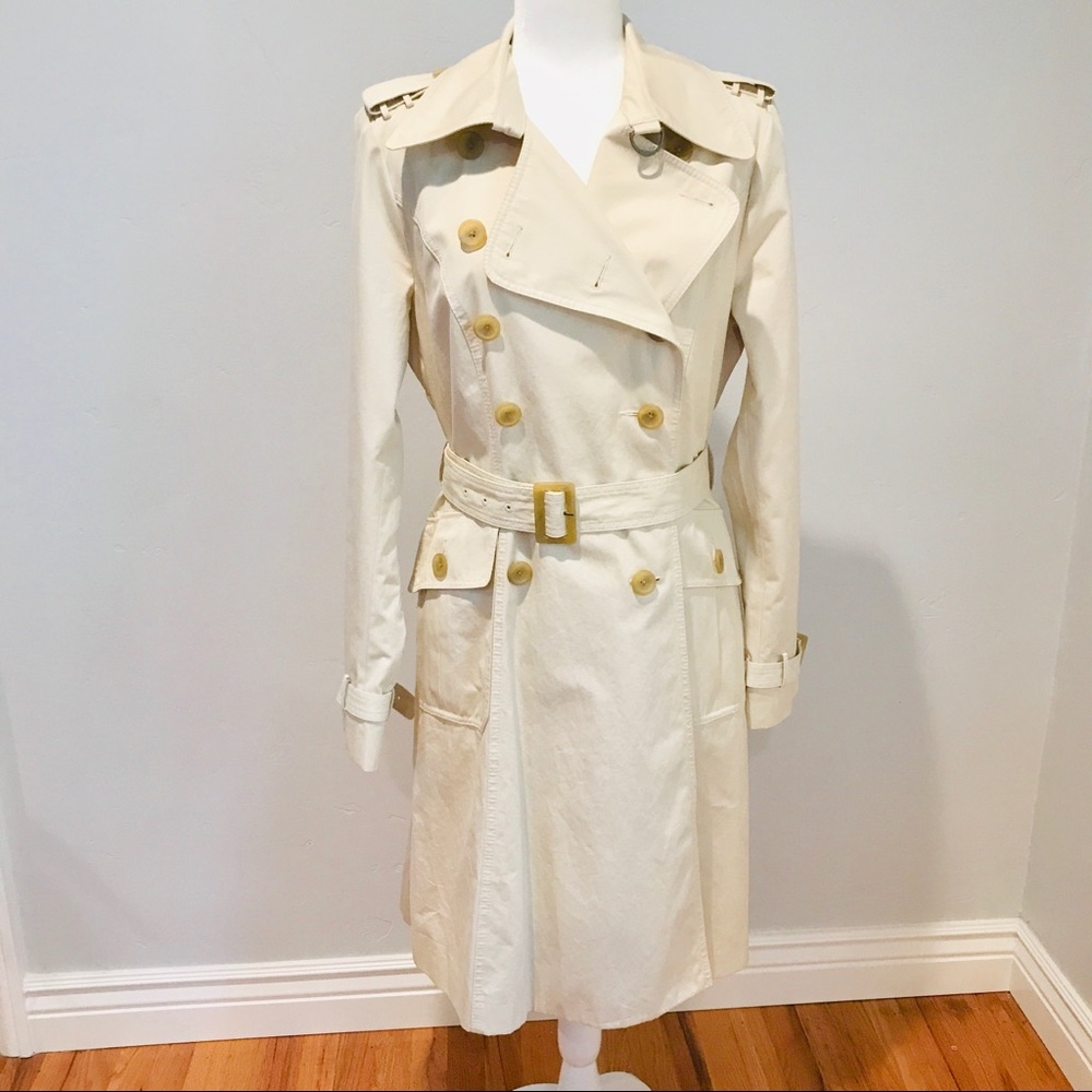❌ Sold ❌ Banana Republic Beige Trench Coat - Picture 2 of 8